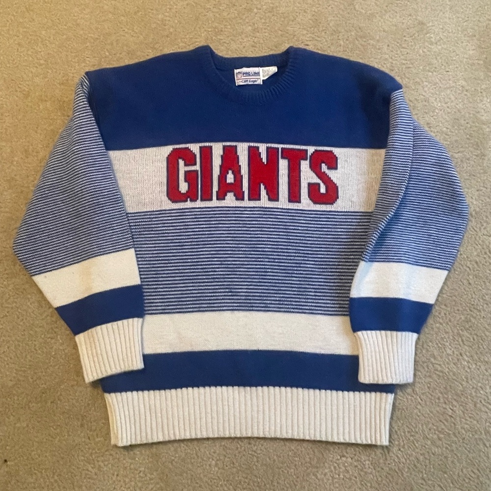 Cliff Engle Authentic Proline Vintage Giants Sweater